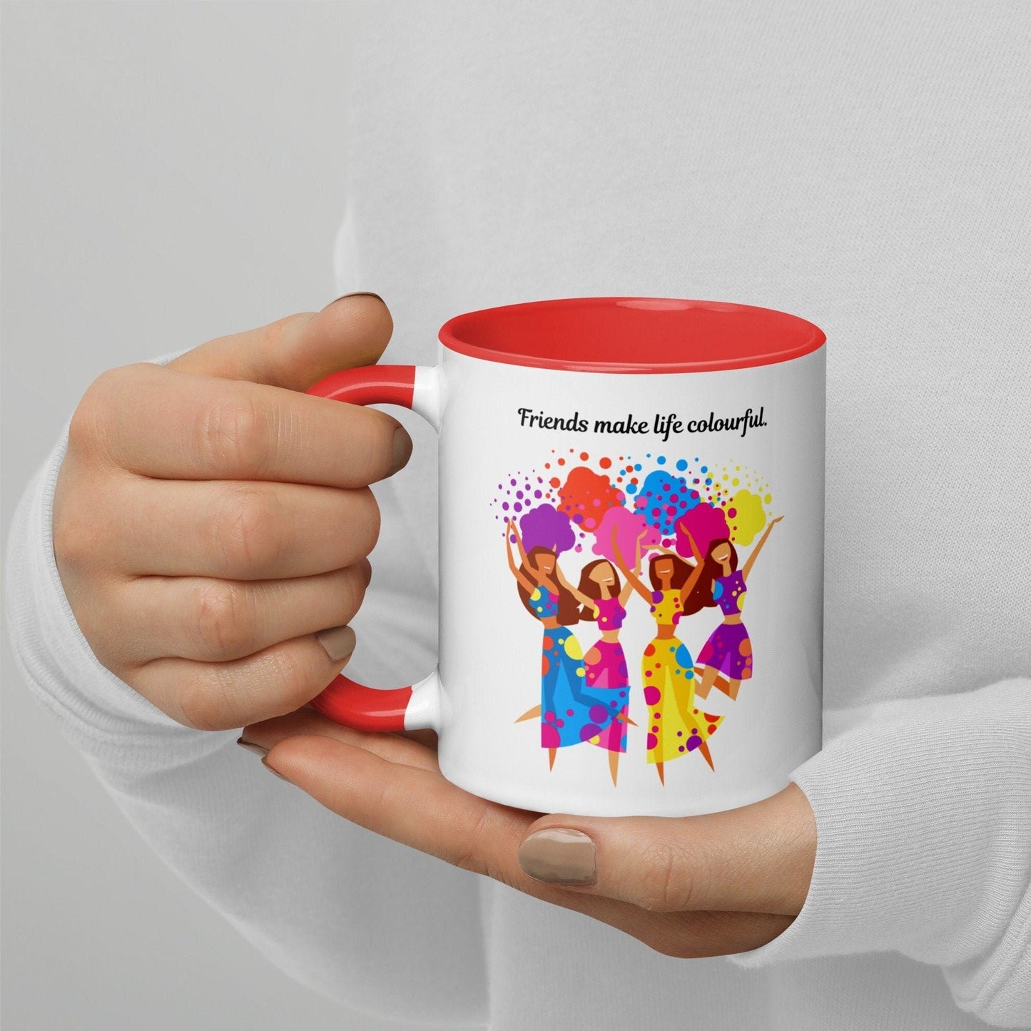 Rainbow ceramic mug for Coffee, Tea, Your Favorite Daily Brew and More......