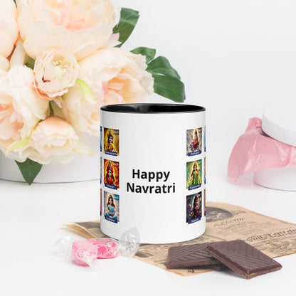 Navratri Mug with Color Inside