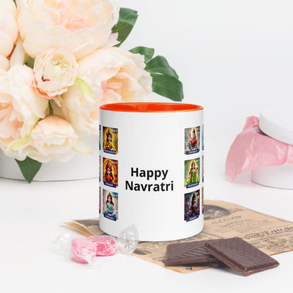 Navratri Mug with Color Inside