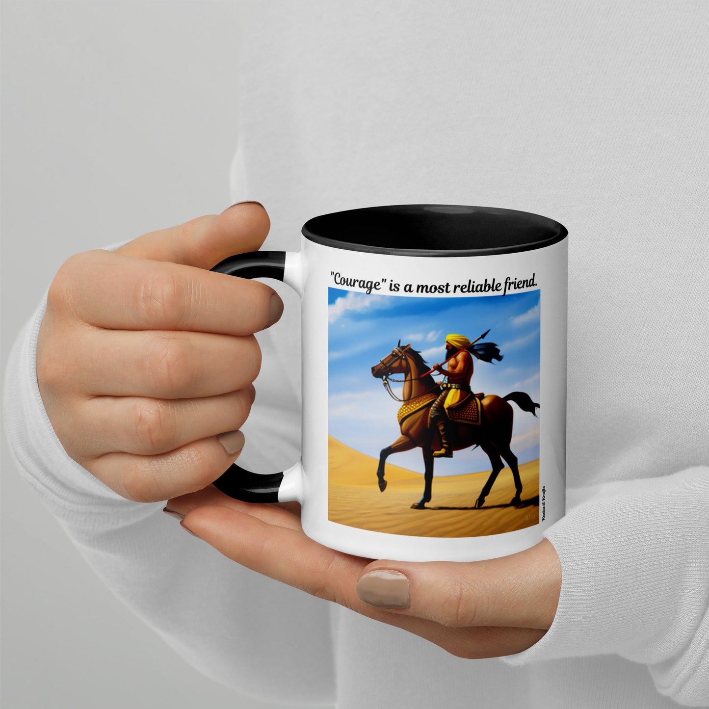 Courage is a friend Mug - Kadavil Krafts