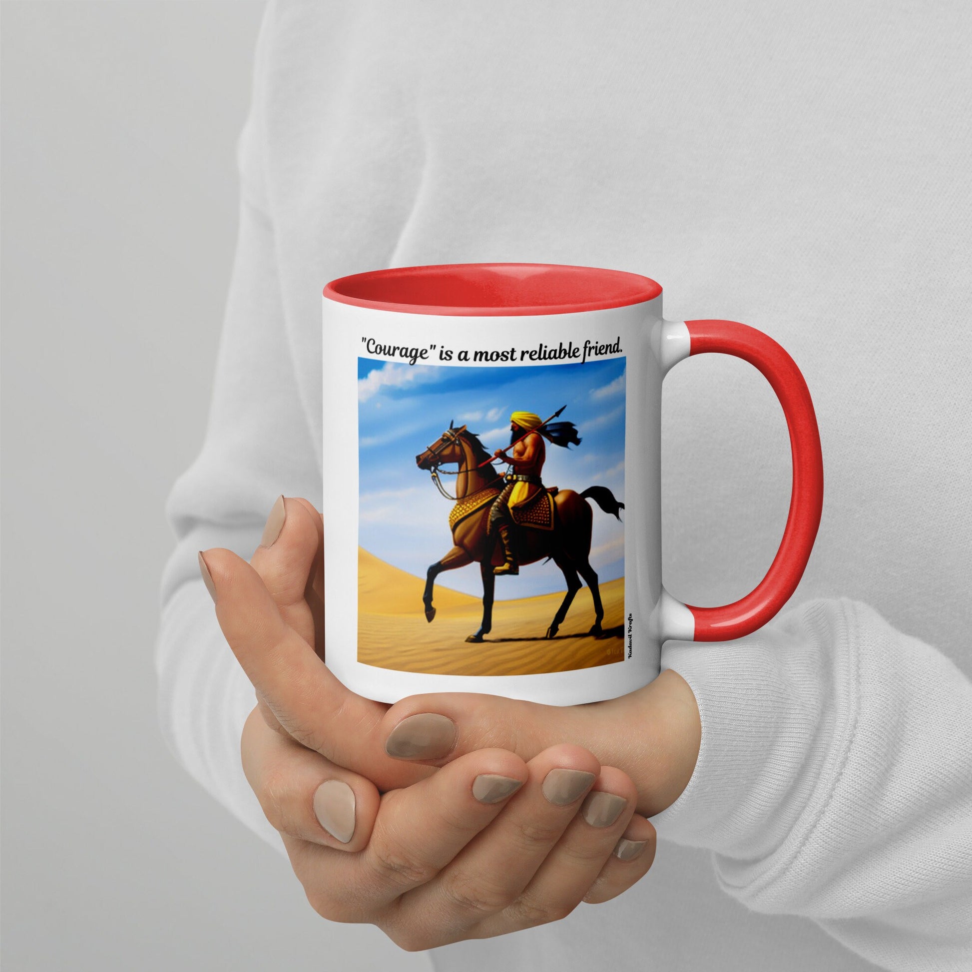 Courage is a friend Mug - Kadavil Krafts