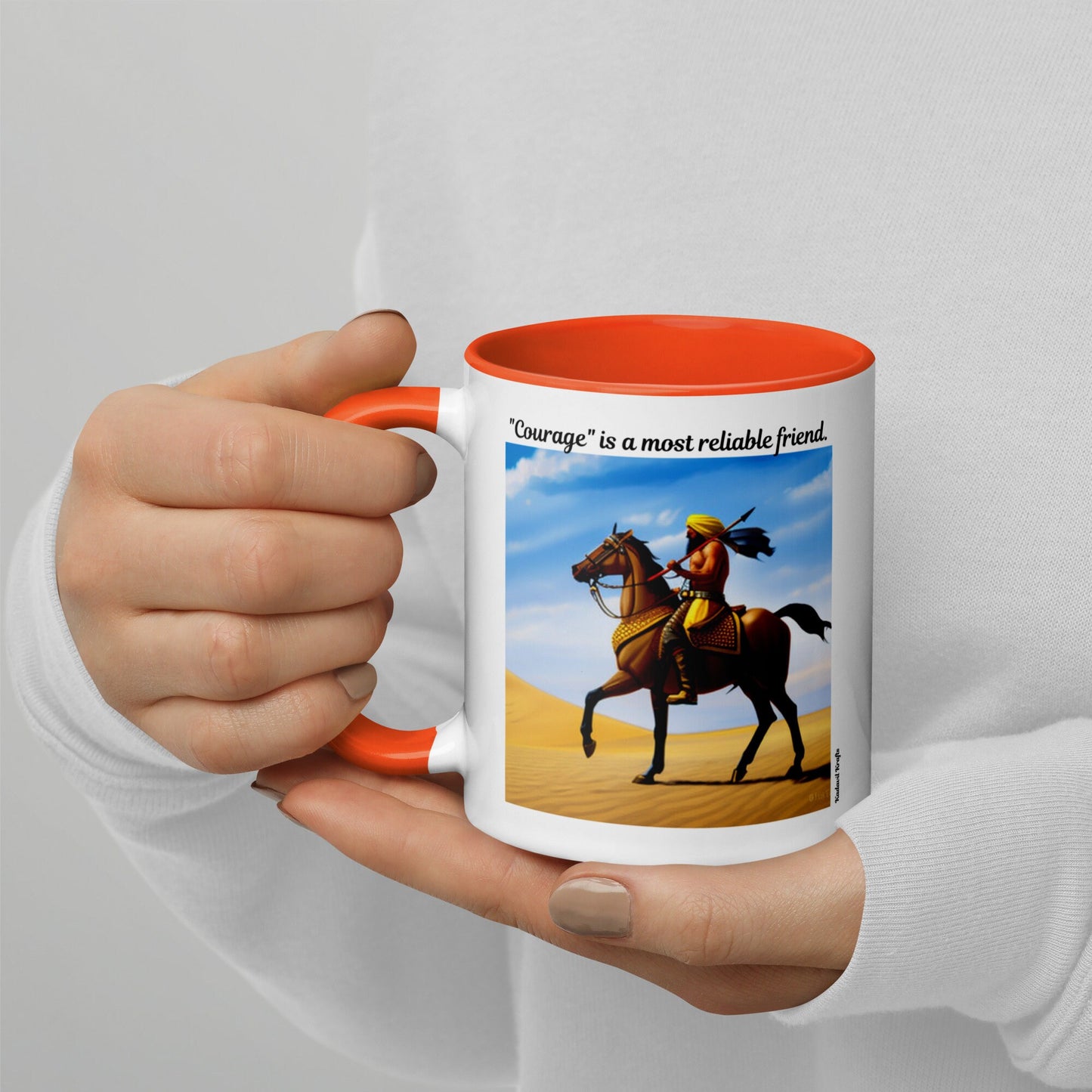 Courage is a friend Mug - Kadavil Krafts