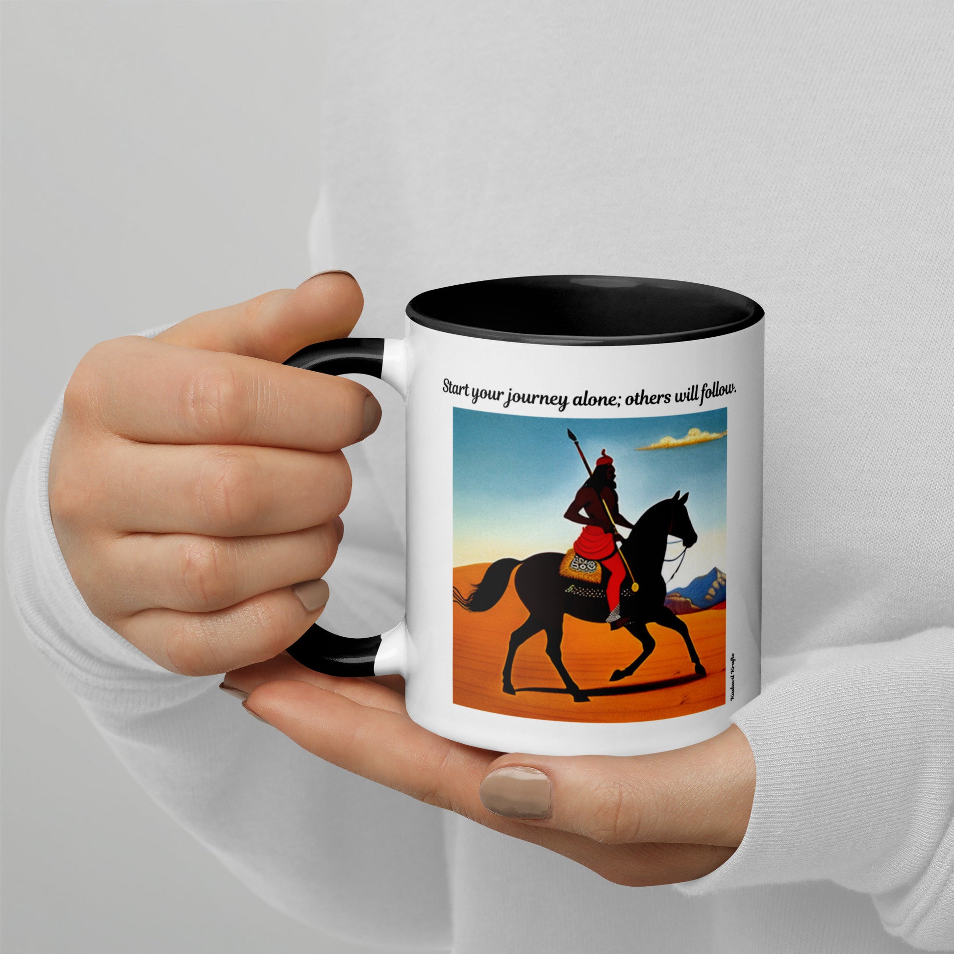 Journey alone Mug - Kadavil Krafts