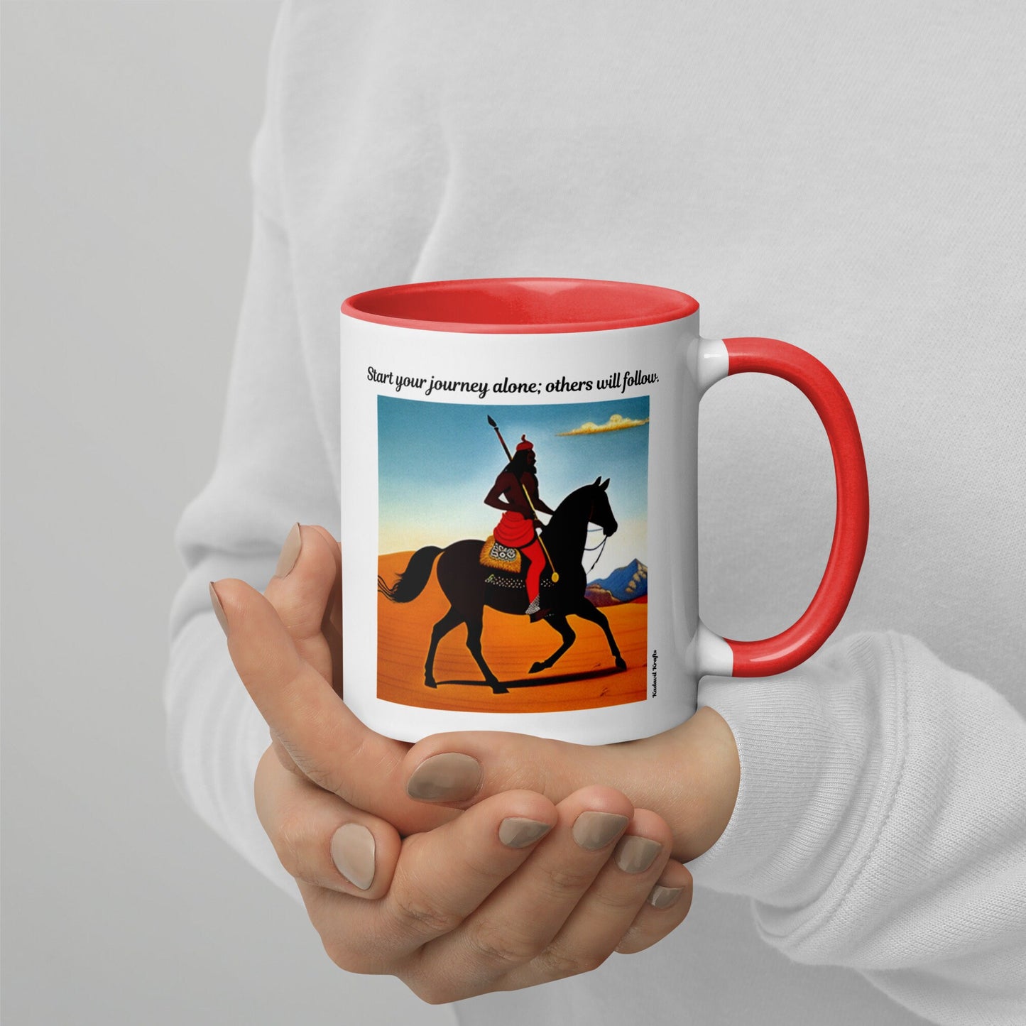 Journey alone Mug - Kadavil Krafts