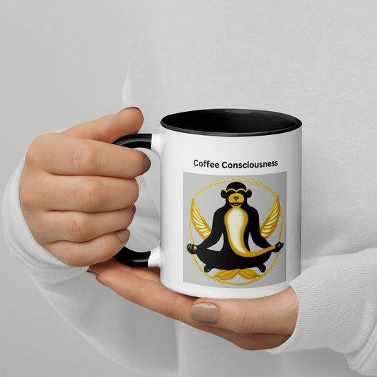 Meditation Monkey Coffee Mug - Kadavil Krafts