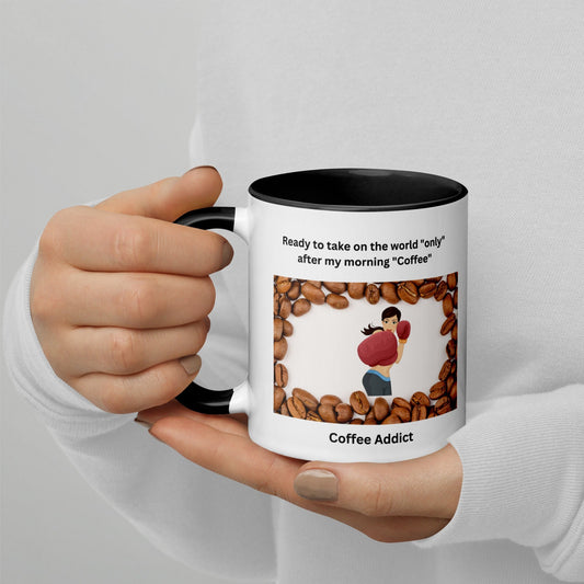 Coffee Addict Mug - Kadavil Krafts