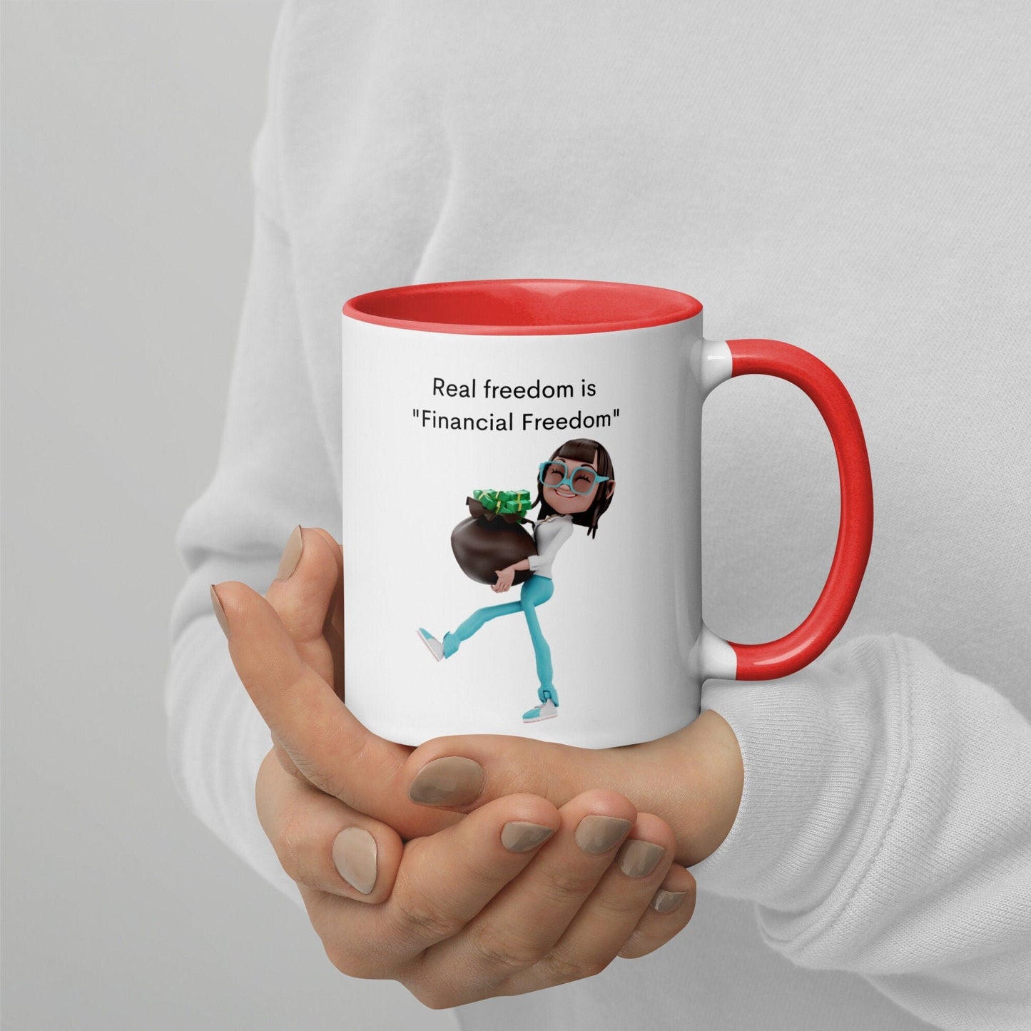 Financial Freedom Coffee Mug - Kadavil Krafts