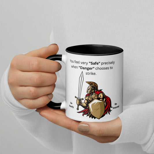 Financial Safety Message Coffee Cup - Kadavil Krafts