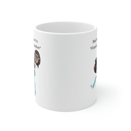 Financial Freedom Coffee Cups, 11oz - Kadavil Krafts