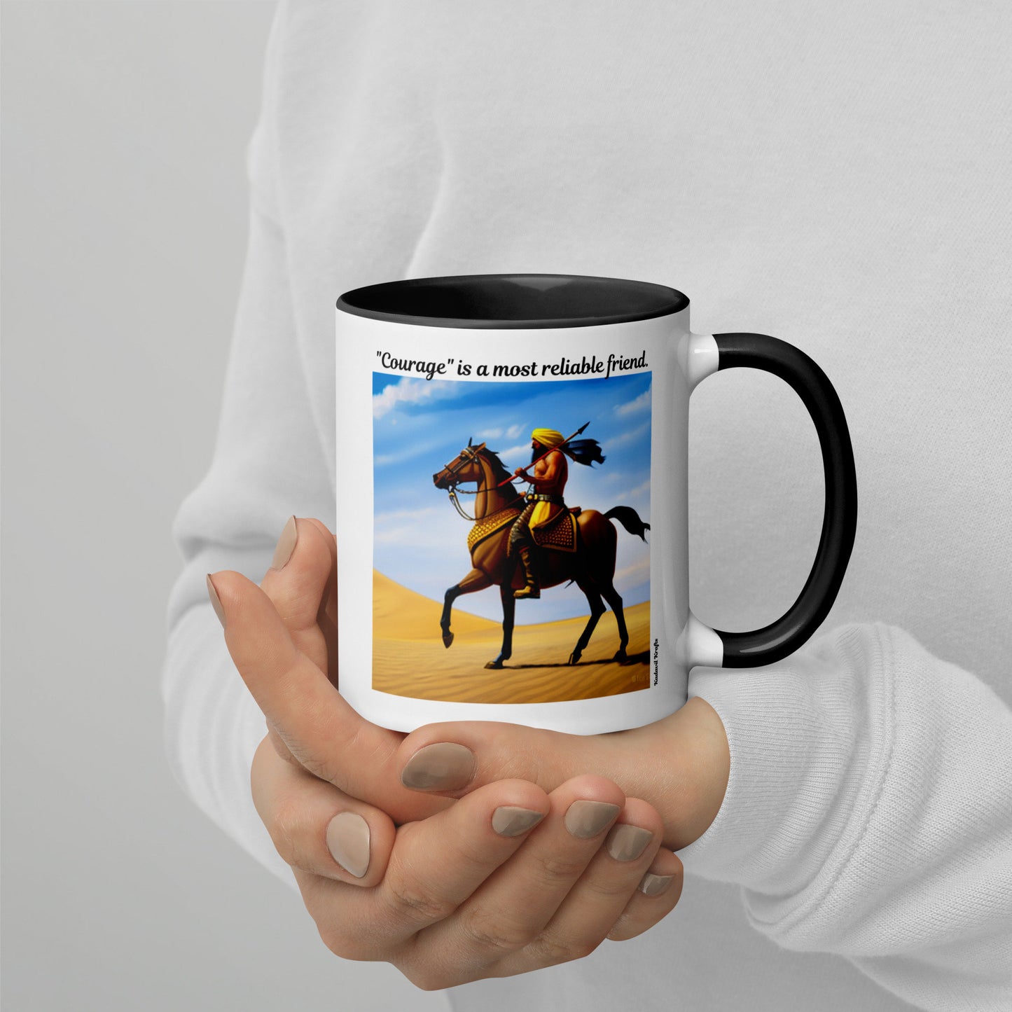 Courage is a friend Mug - Kadavil Krafts