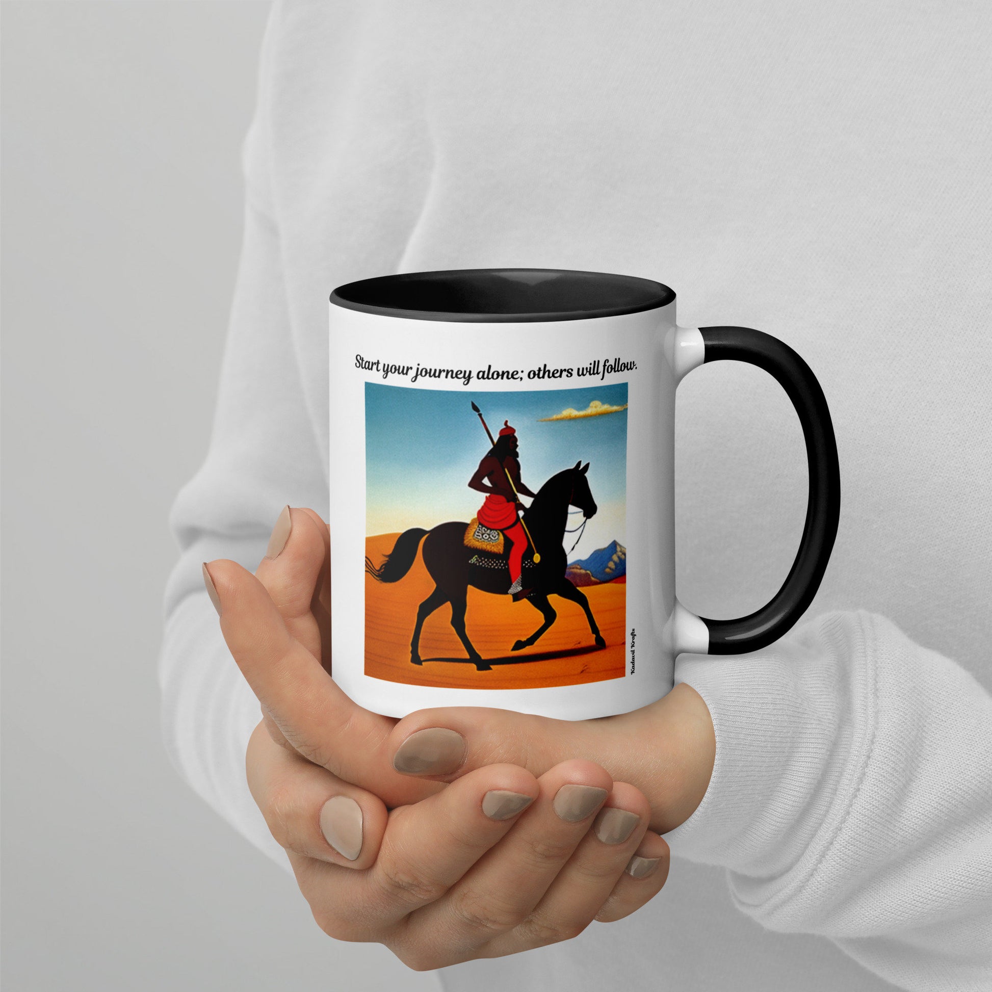 Journey alone Mug - Kadavil Krafts