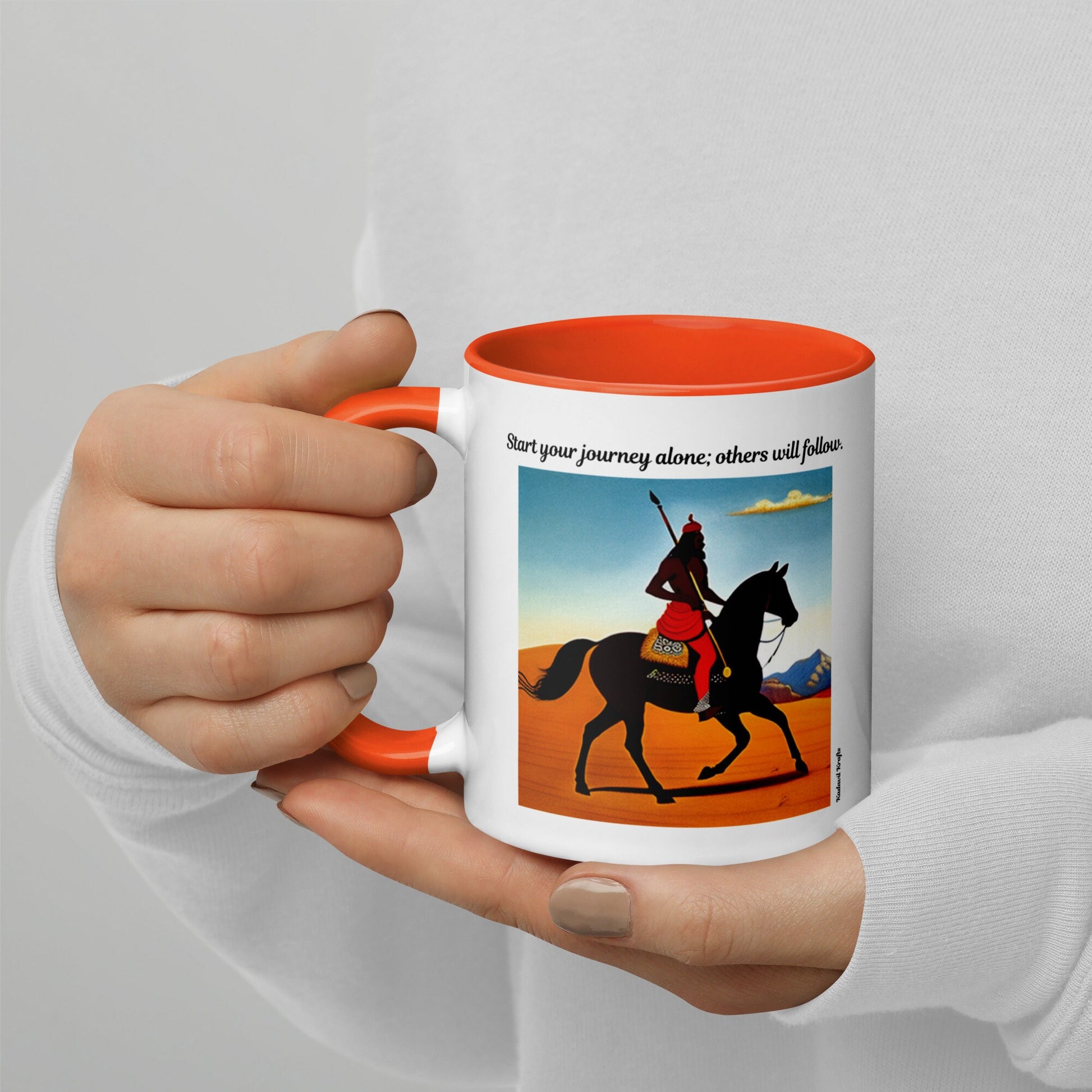 Journey alone Mug - Kadavil Krafts