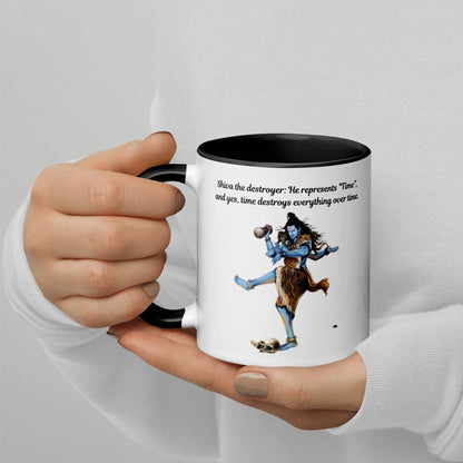 Shiva The Destroyer Mug with Color Inside - Kadavil Krafts