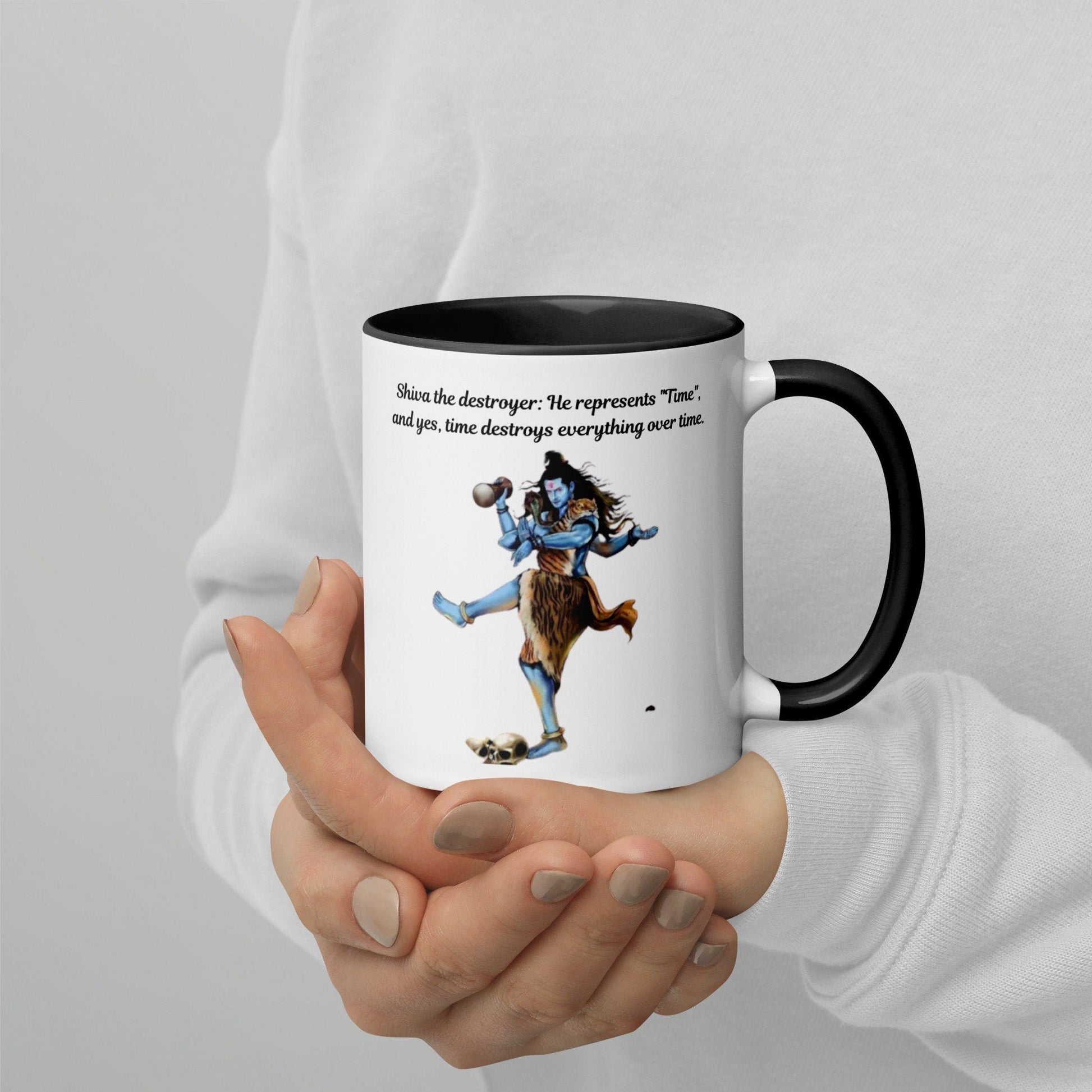 Shiva The Destroyer Mug with Color Inside - Kadavil Krafts