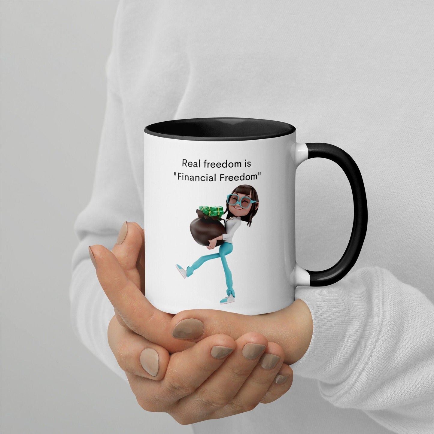 Financial Freedom Coffee Mug - Kadavil Krafts