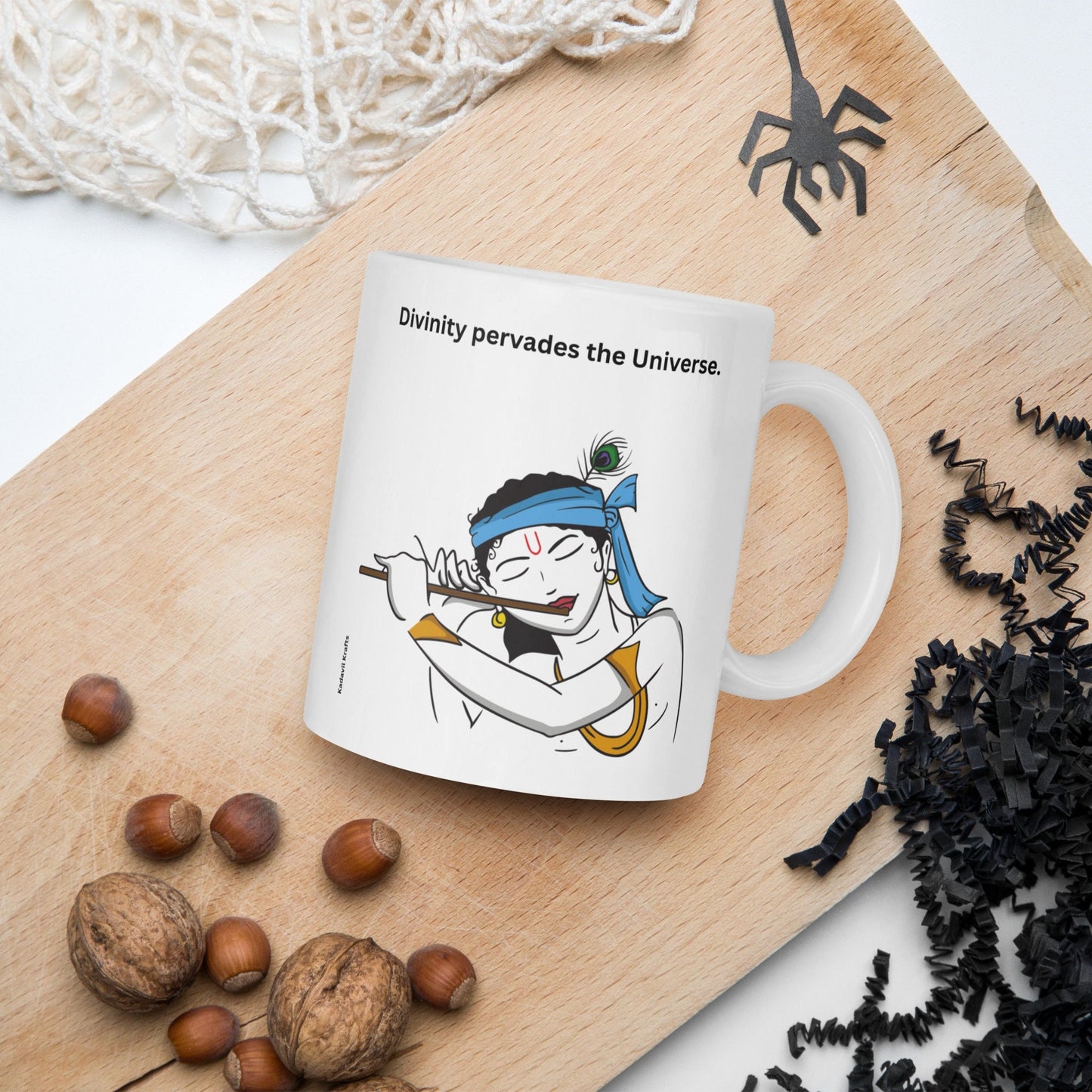 Divine Krishna glossy mug - Kadavil Krafts