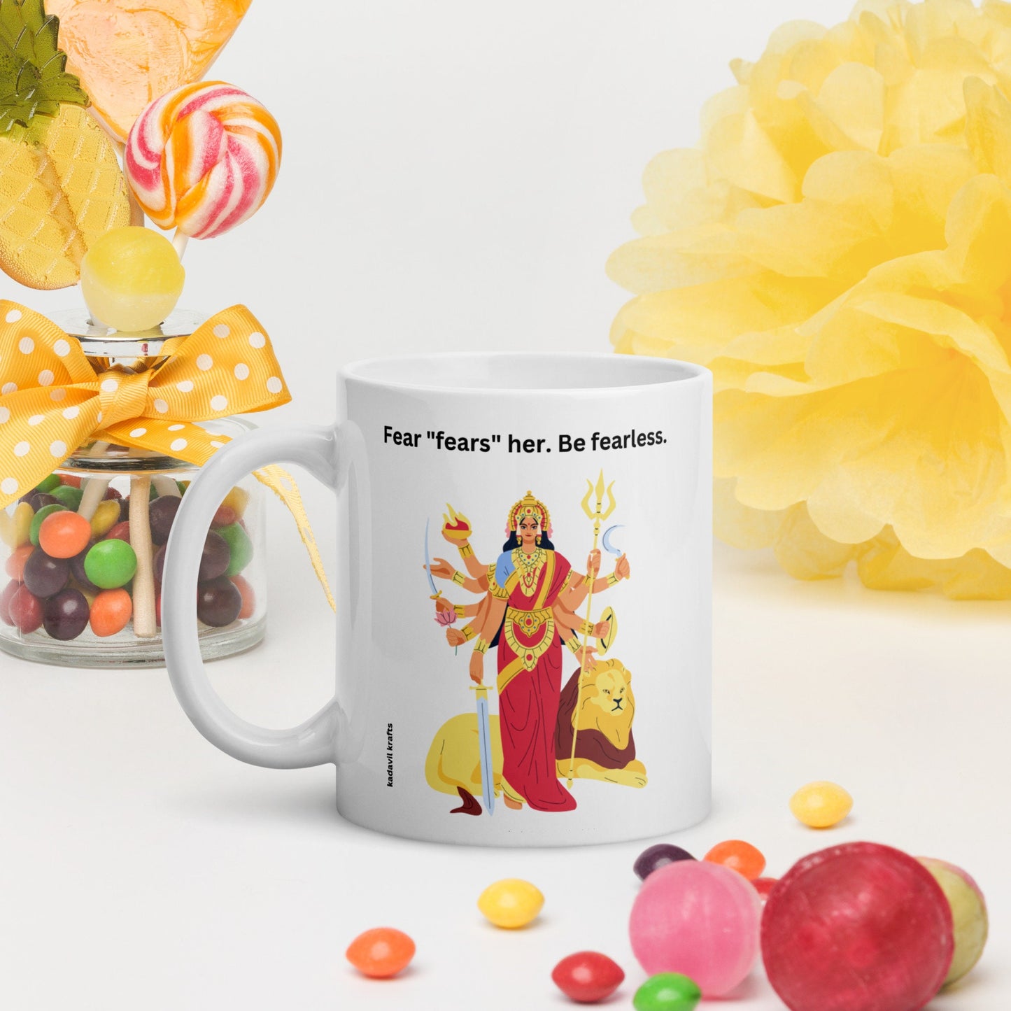 Durga glossy mug - Kadavil Krafts